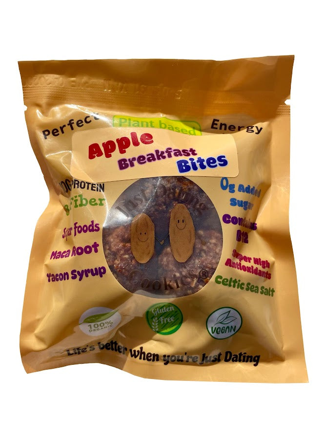 Apple Breakfast Bite 10g Protein Plant Based Gluten Free Organic