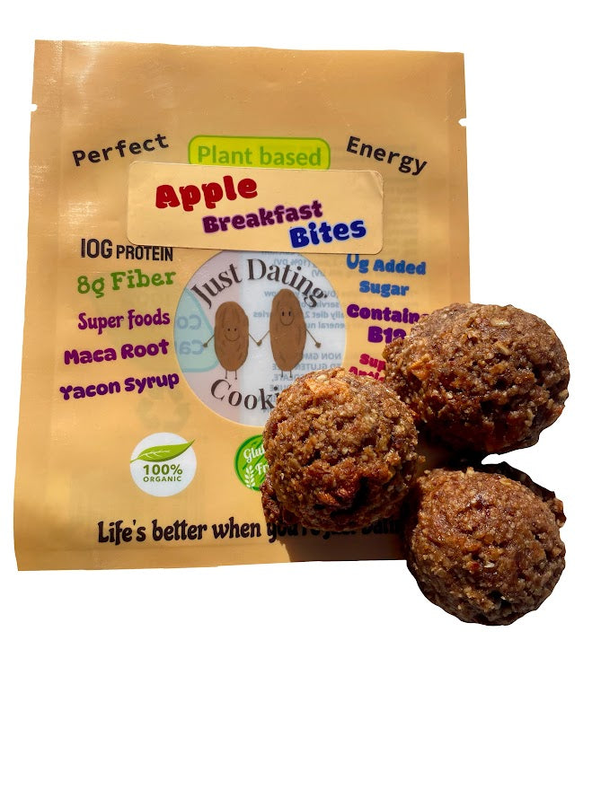 Apple Breakfast Bite 10g Protein Plant Based Gluten Free Organic