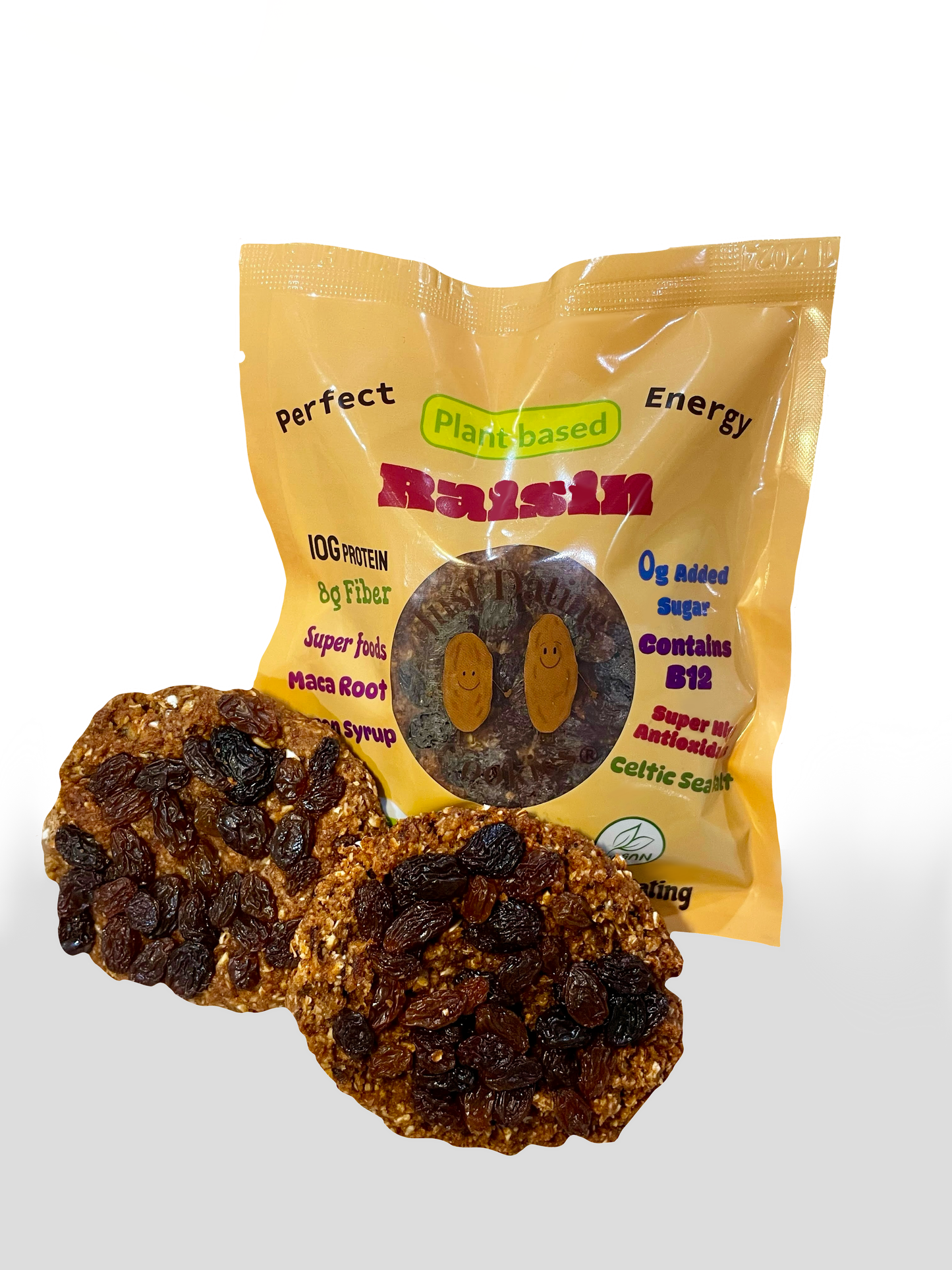 Just Dating Rasin Date Oat High Protein Plant Based Gluten Free Organic
